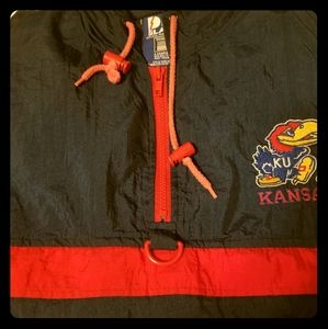 Retro Kansas KU Windbreaker